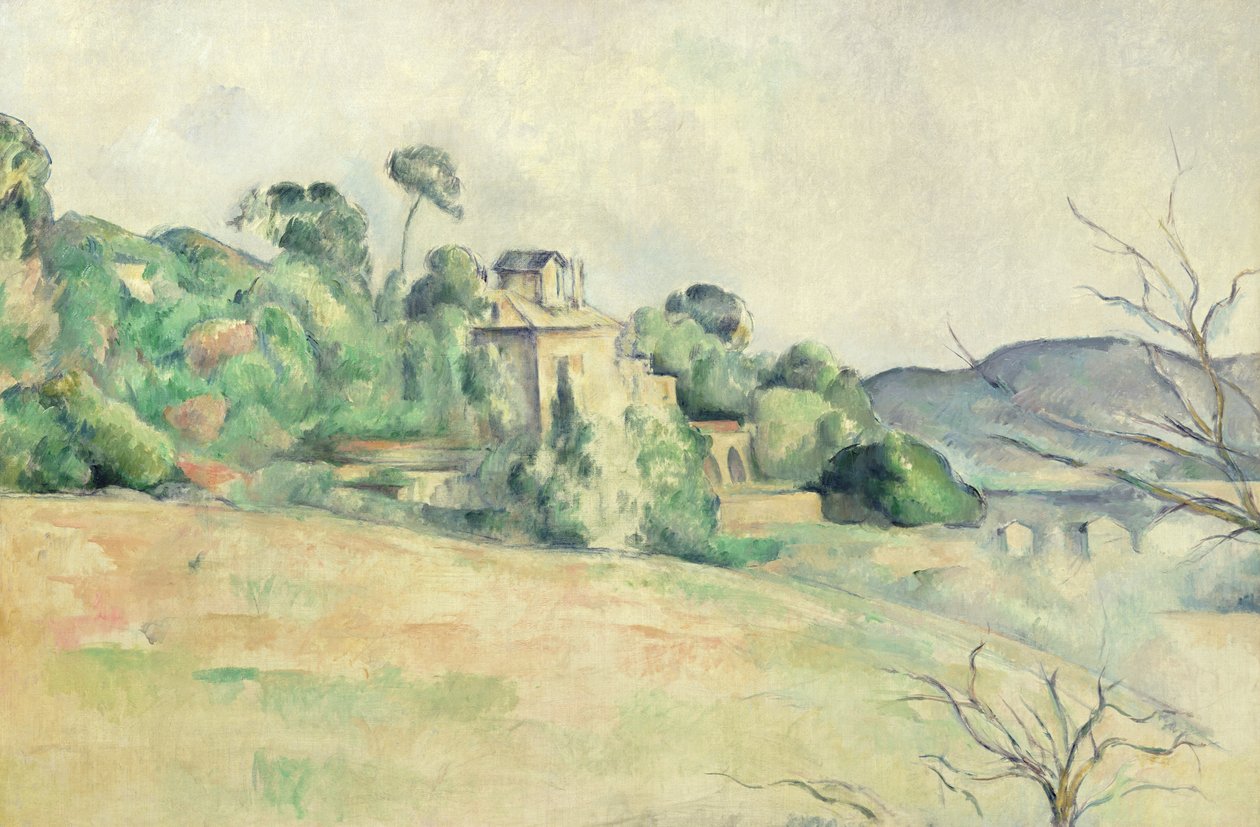 景观在Midi，c.1885-87 作者 保罗·塞尚