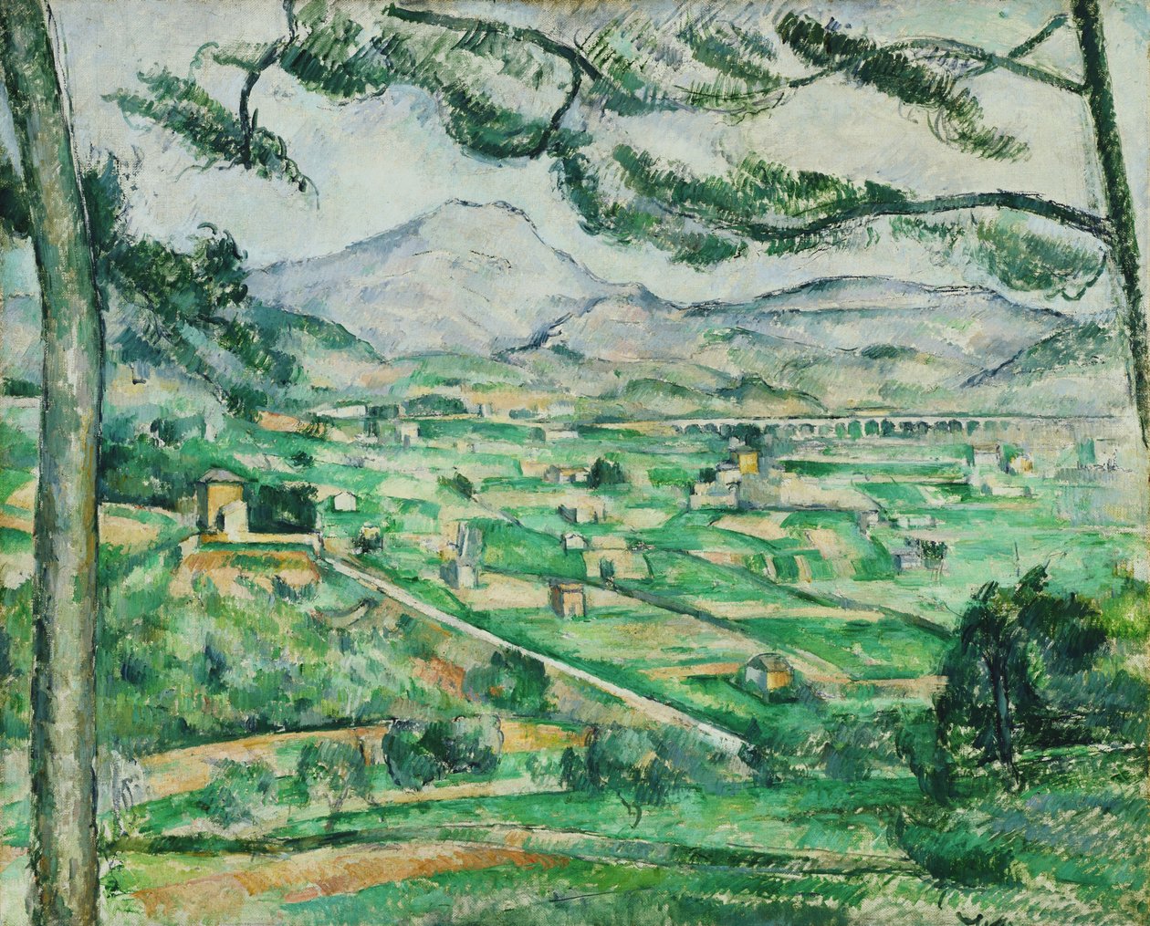Mont Sainte-Victoire 作者 保罗·塞尚