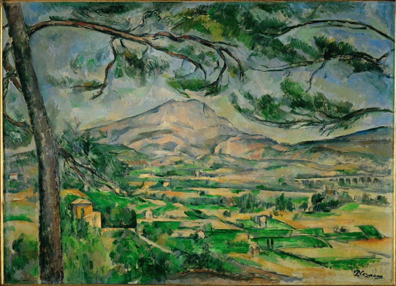 Mont Sainte-Victoire 作者 保罗·塞尚