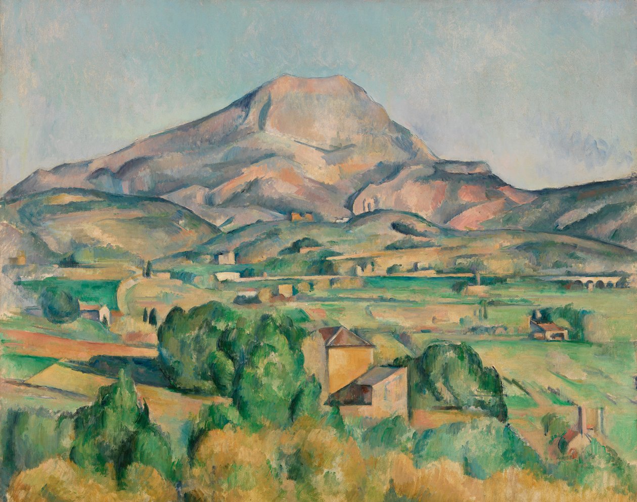 Mont Sainte-Victoire，1892-95 作者 保罗·塞尚