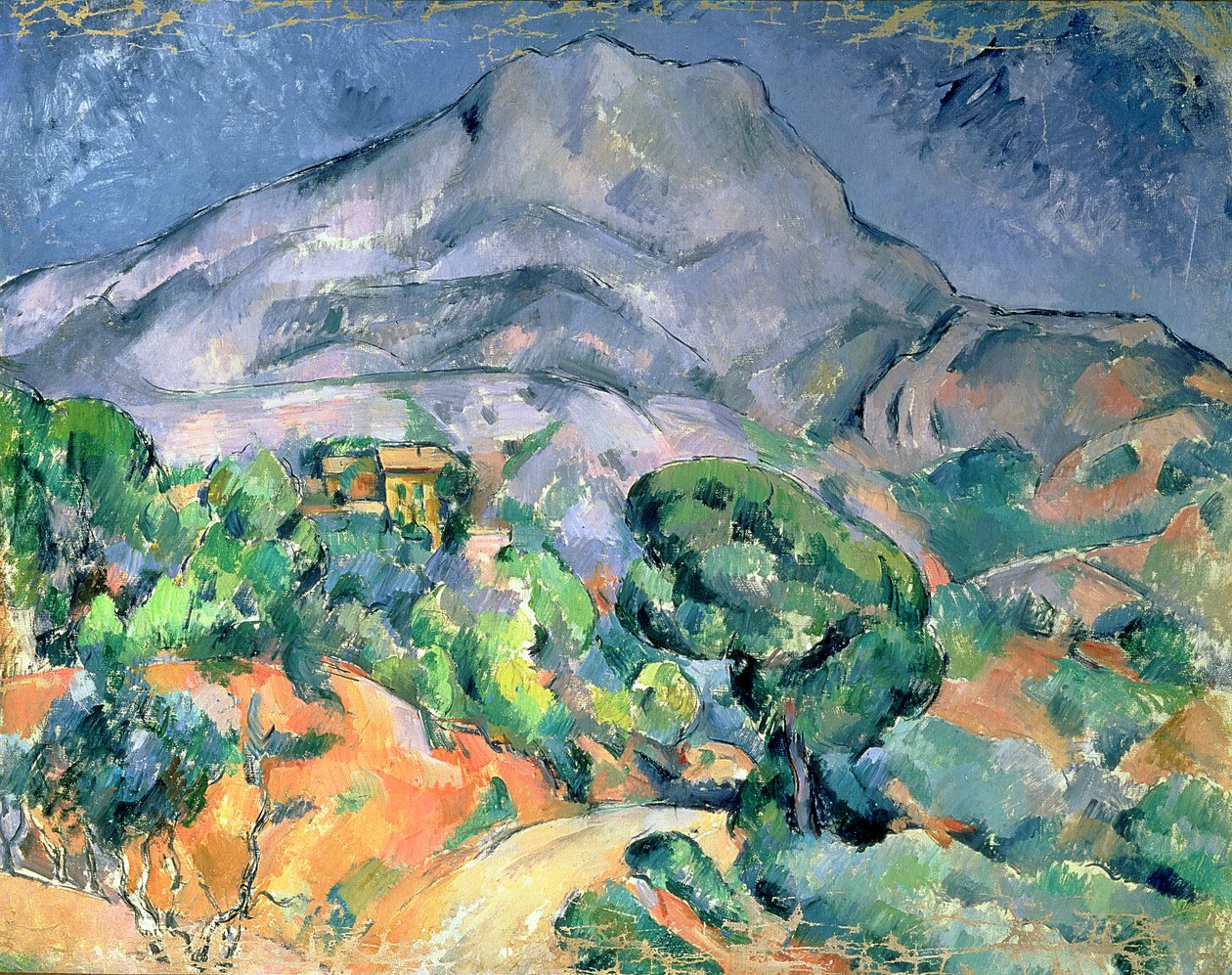 Mont Sainte-Victoire，1900年 作者 保罗·塞尚