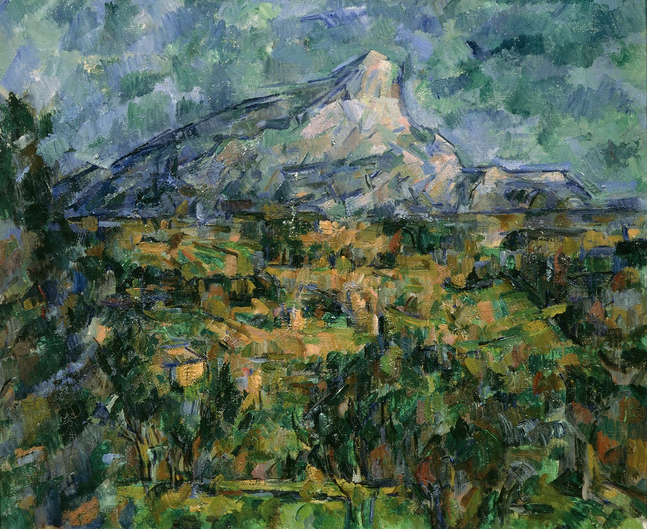 Mont Sainte-Victoire，1904-05 作者 保罗·塞尚