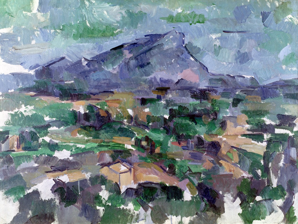 Montagne Sainte-Victoire，1904-06 作者 保罗·塞尚