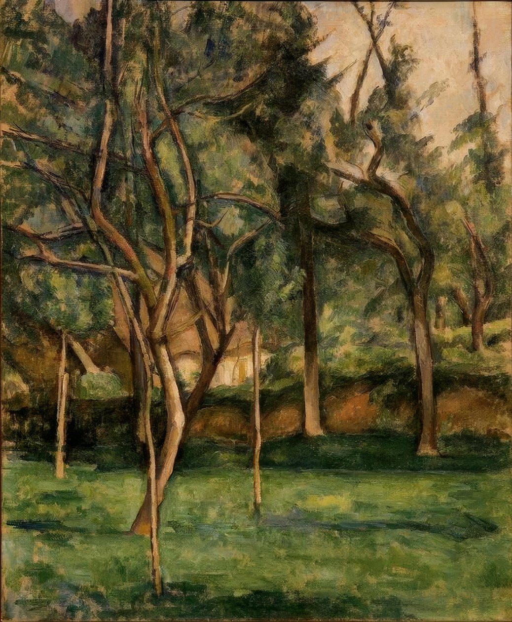 塞曼（P.Cézanne），诺曼底的宅基地 作者 保罗·塞尚