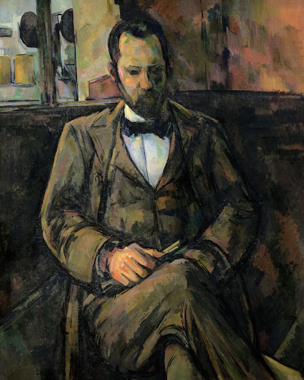Ambroise Vollard的肖像，1899年 作者 保罗·塞尚