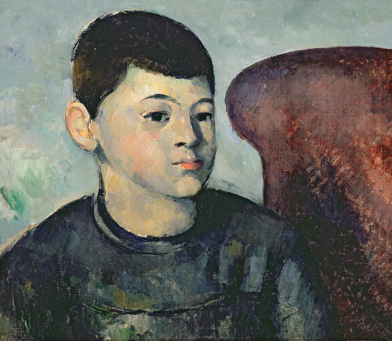 艺术家的儿子的肖像，1881-82（也见287554） 作者 保罗·塞尚