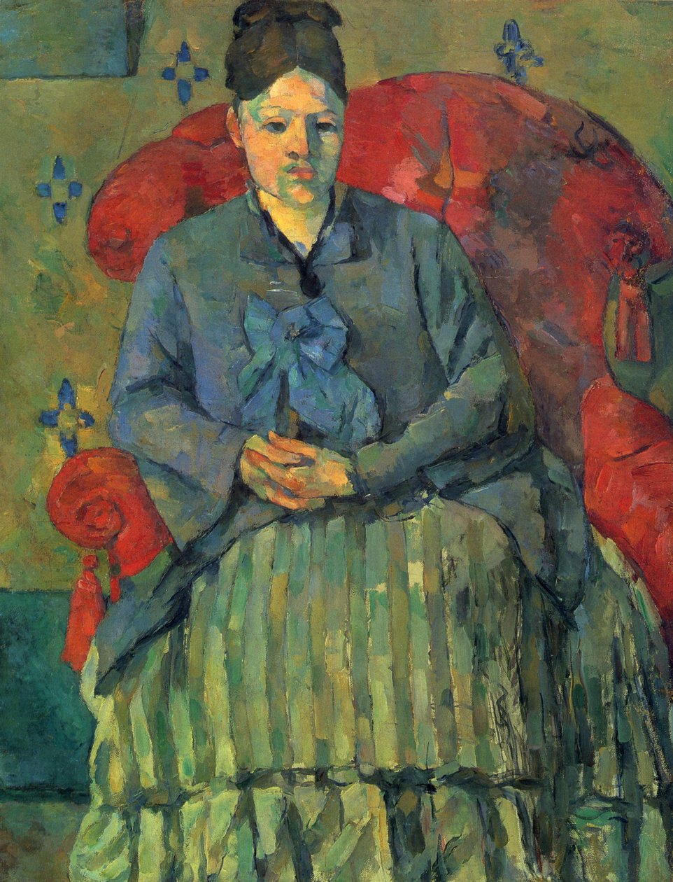 MéCézanne画象在红色扶手椅子的 作者 保罗·塞尚