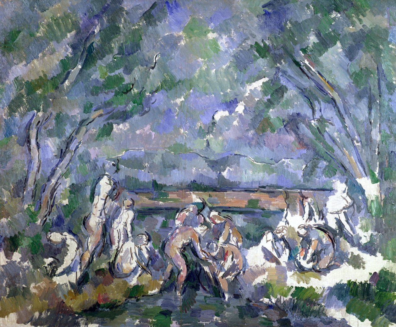 The Bathers，1902-06 作者 保罗·塞尚