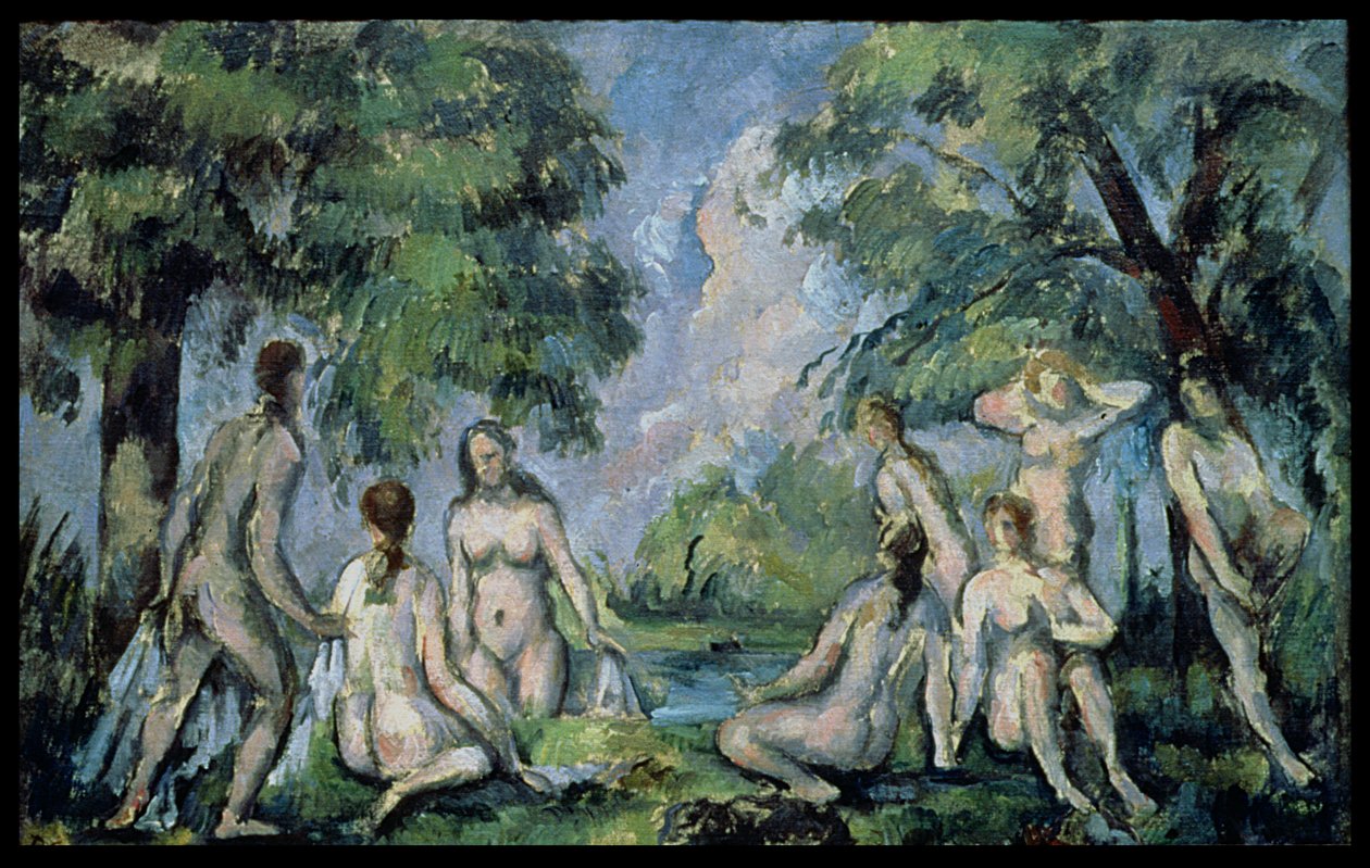 The Bathers，c.1890-1900 作者 保罗·塞尚