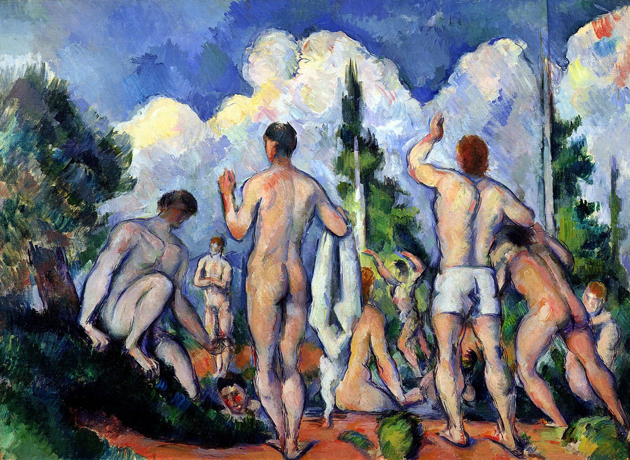 The Bathers，c.1890-92 作者 保罗·塞尚