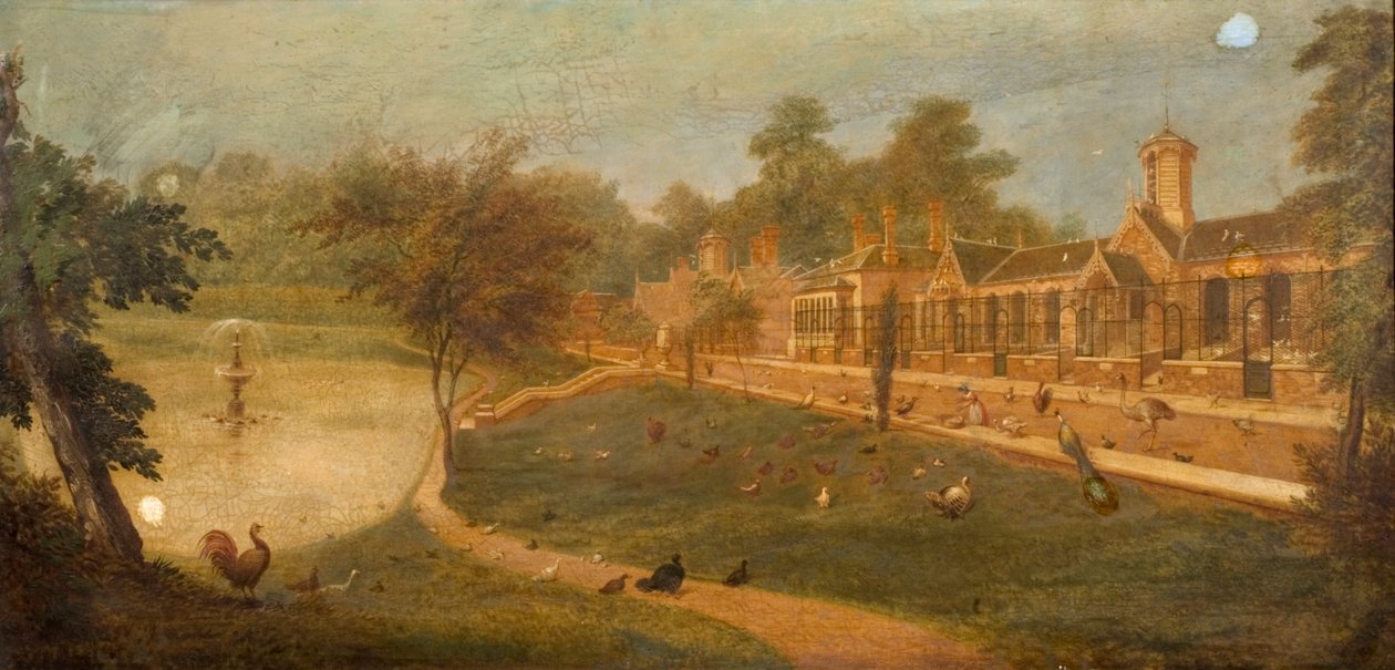 Queen Victoria&39;s Aviary，c.1852 作者 保罗·菲舍尔