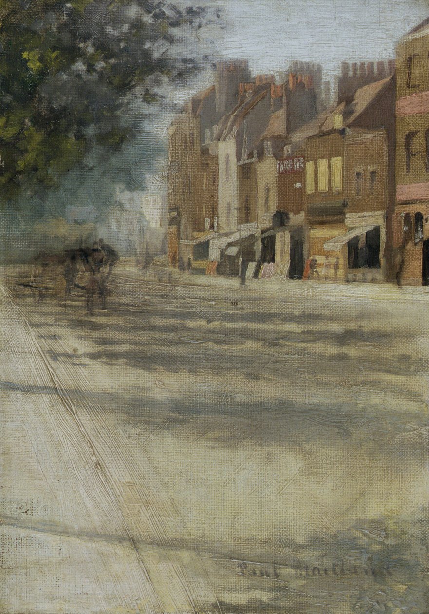 Cheyne Walk，切尔西 作者 保罗·福迪斯·梅特兰