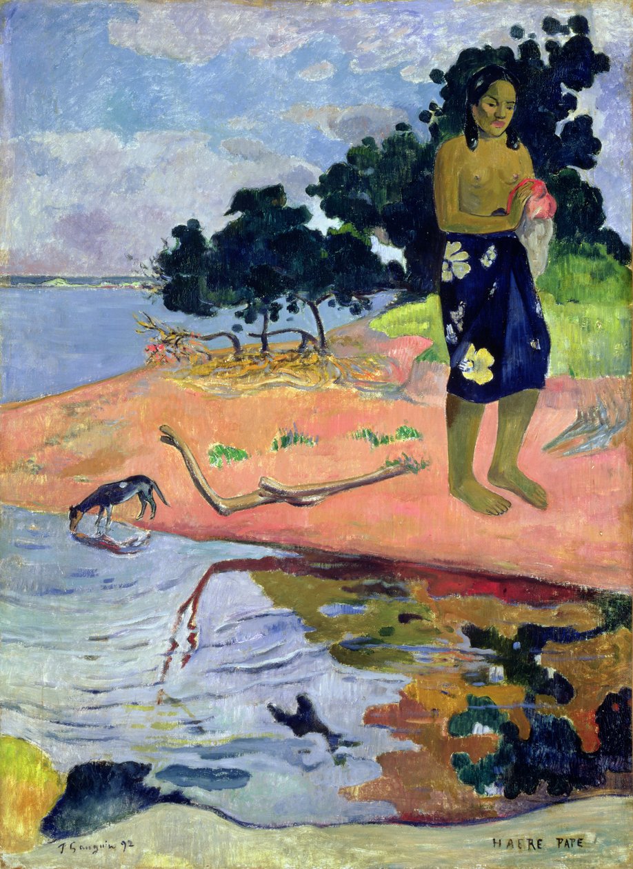 Go Pape，1892 作者 保罗·高更