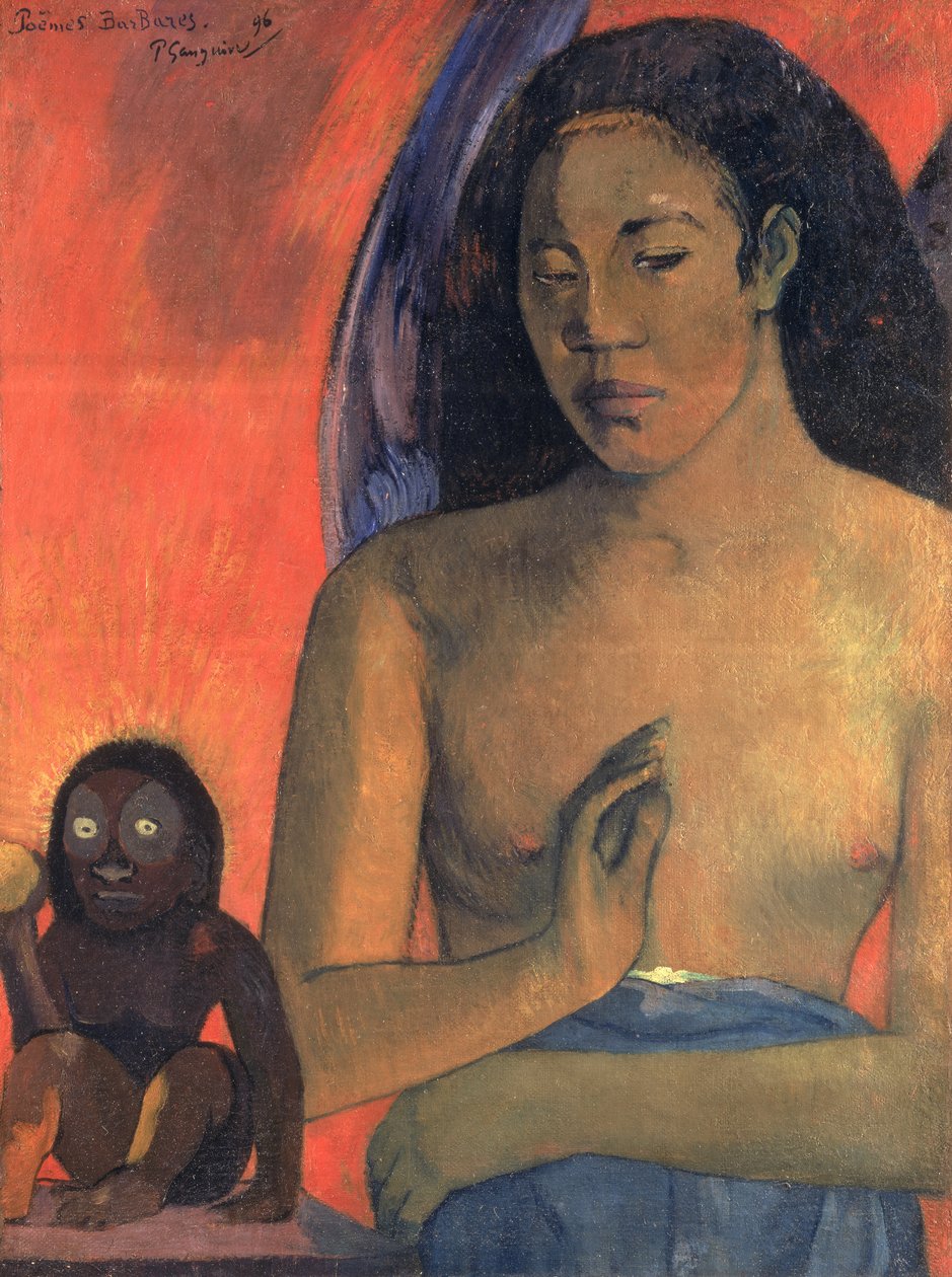 野人诗，1896年 作者 保罗·高更