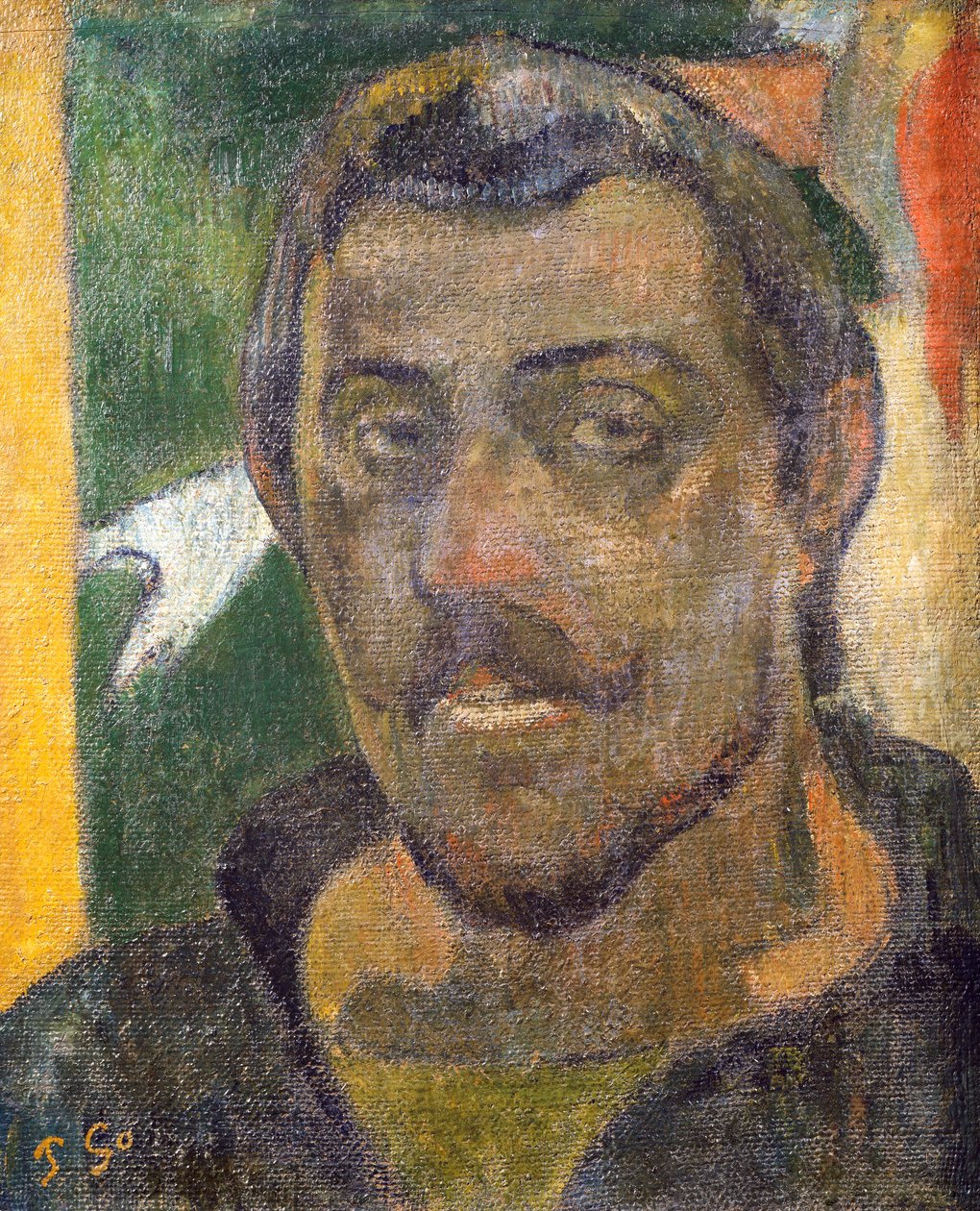 Self Portrait，c.1890-93 作者 保罗·高更