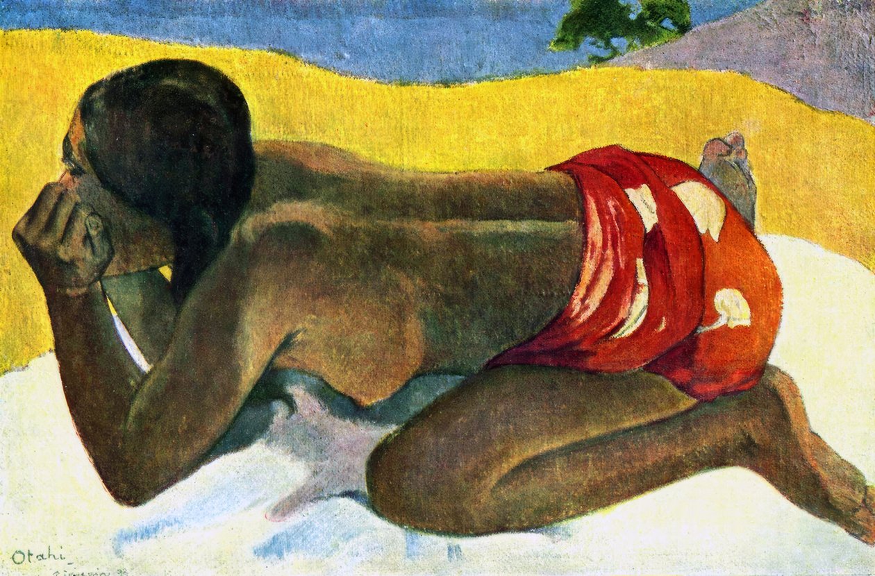 大溪地：大t（单独），保罗·高更（1893） 作者 保罗·高更
