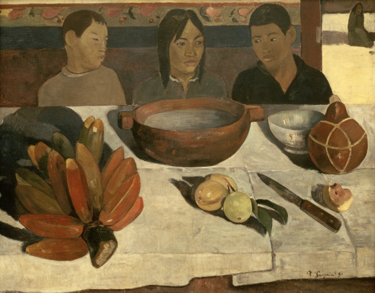 膳食（香蕉），1891年 作者 保罗·高更