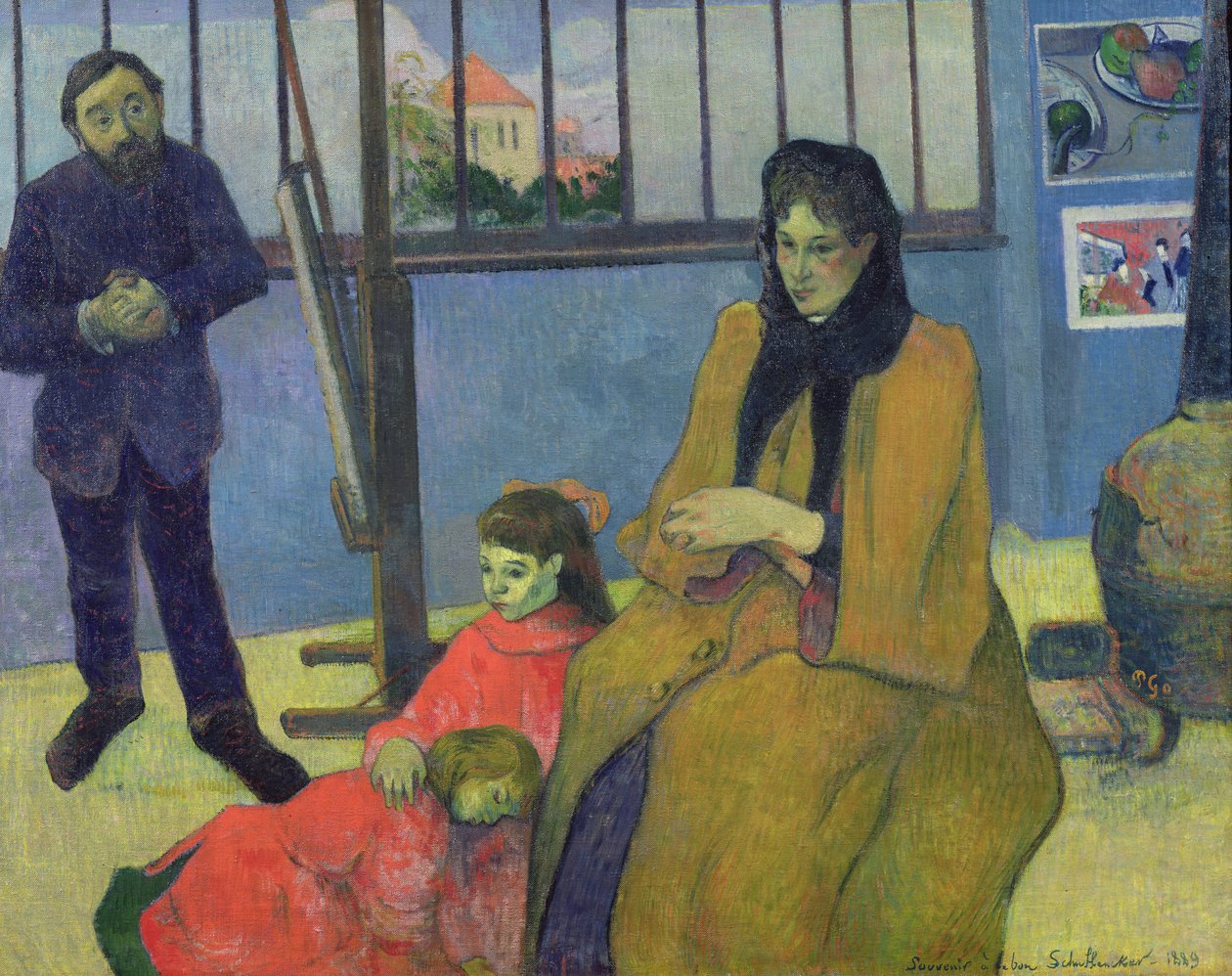 Schuffenecker家族，或Schuffenecker工作室，1889年 作者 保罗·高更