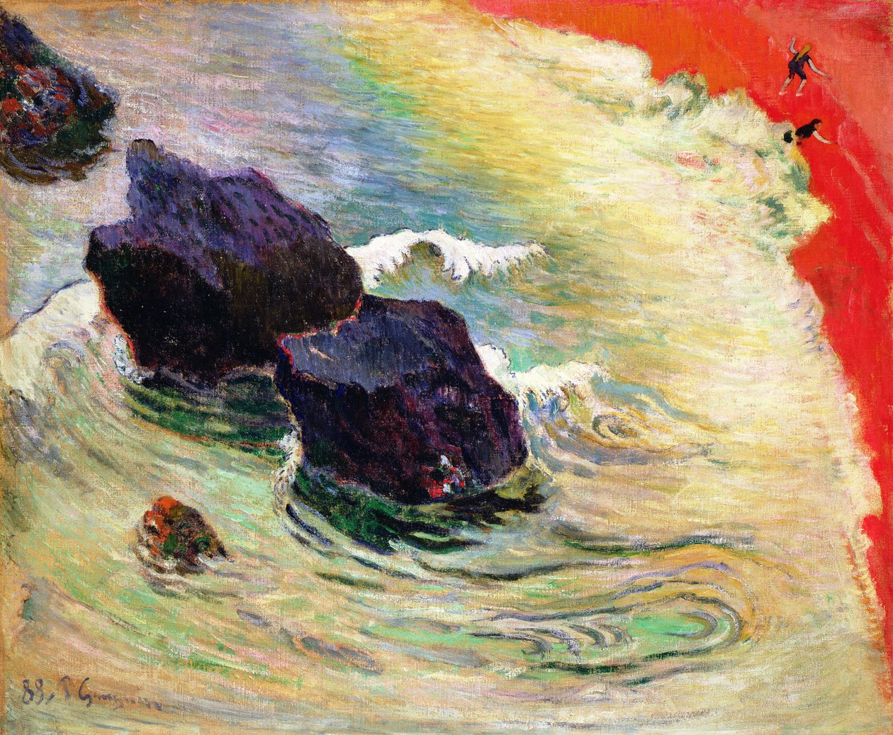 海浪 作者 保罗·高更