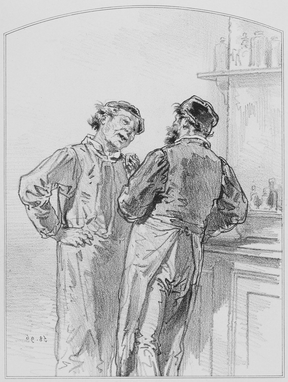 1858年，来自Les Toquades的17号板块 作者 保罗·加瓦尔尼