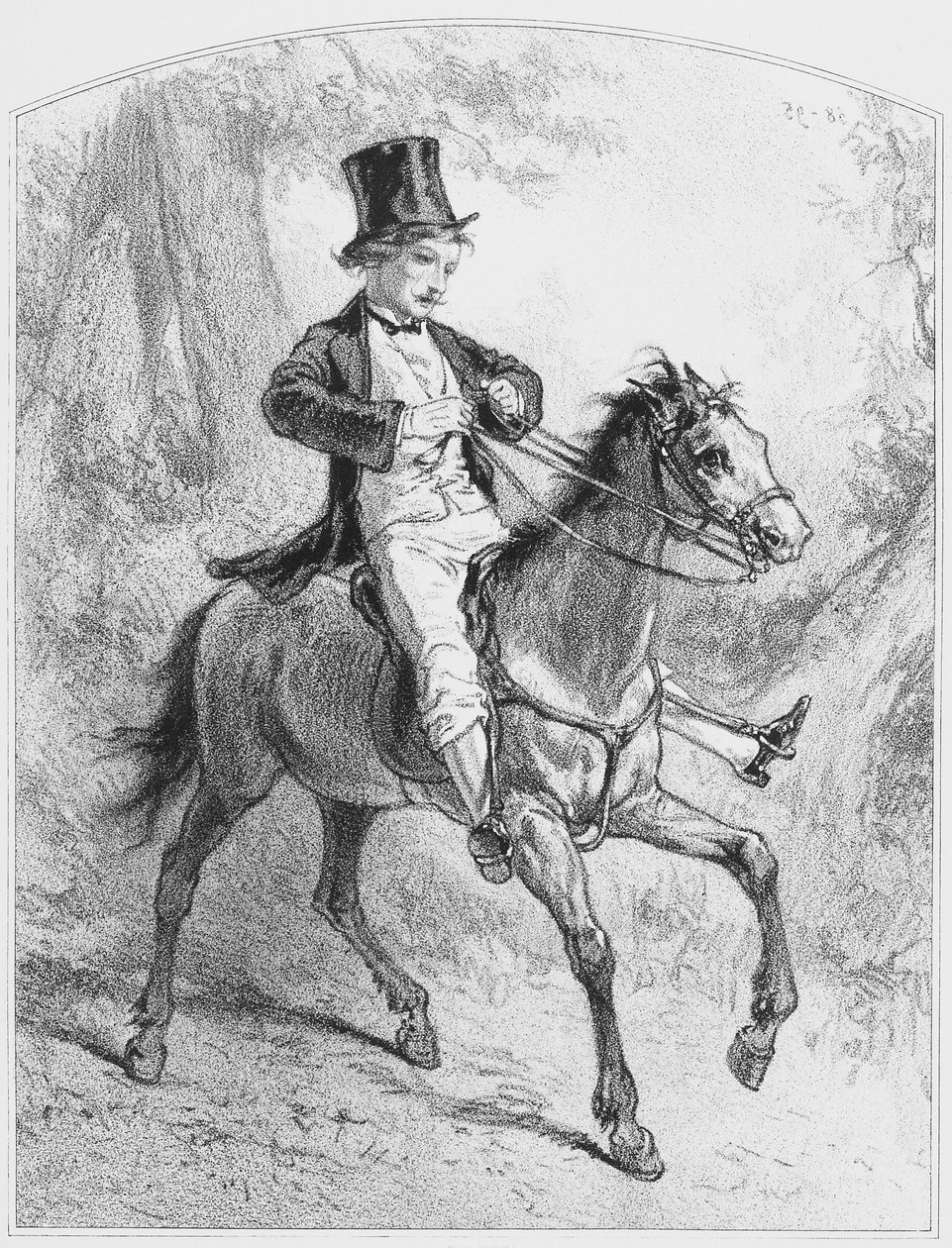 Locati，1858年来自Les Toquades的18号板块 作者 保罗·加瓦尔尼