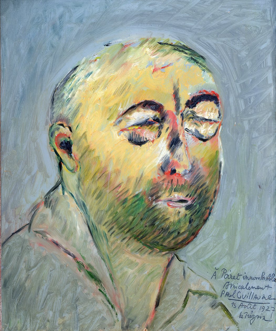 Paul Poiret的肖像，1927年 作者 保罗·纪尧姆