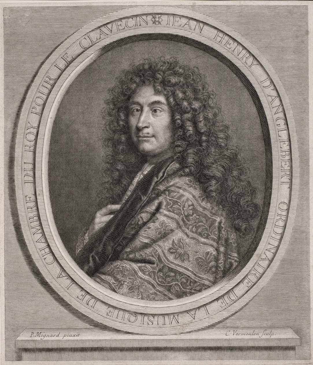 Jean-Henri DAnglebert 1635-91由Cornelius Vermeulen雕刻1642-92雕刻 作者 保罗·米尼亚德