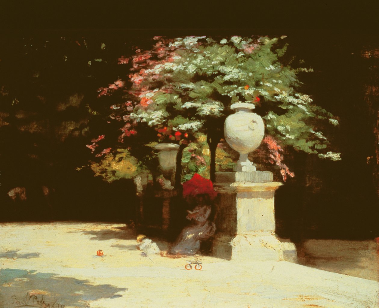 卢森堡花园，1890年 作者 保罗·皮尔