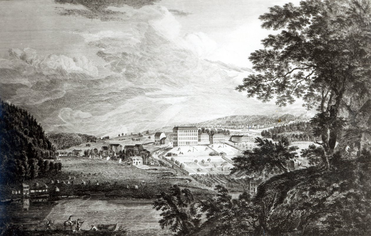 从1768年的“Scenographia Americana”看宾夕法尼亚州大摩拉维亚定居点Bethlem 作者 保罗·桑德比