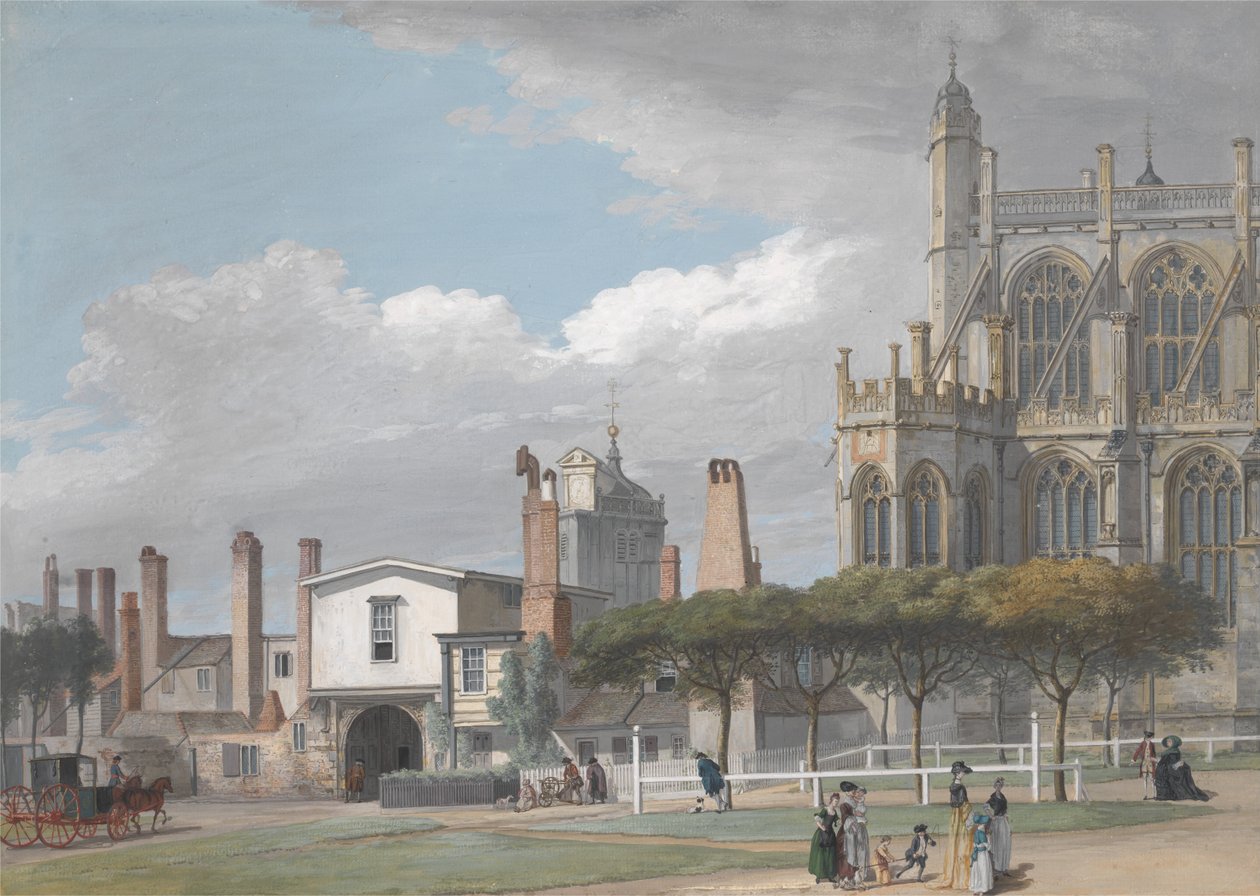 St. Georges Chapel，Windsor和Singing Mens Cloister的入口 作者 保罗·桑德比
