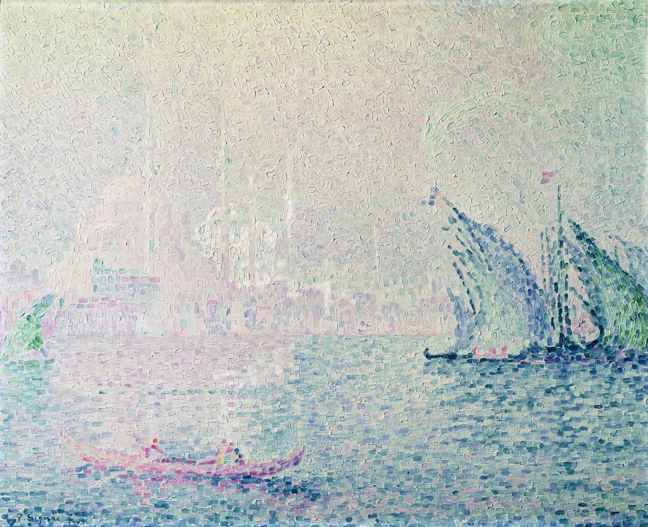 君士坦丁堡，1909年 作者 保罗·西尼亚克