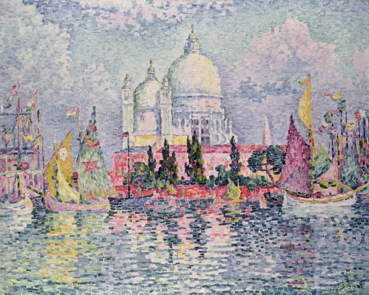 Santa Maria della Salute，1908年 作者 保罗·西尼亚克