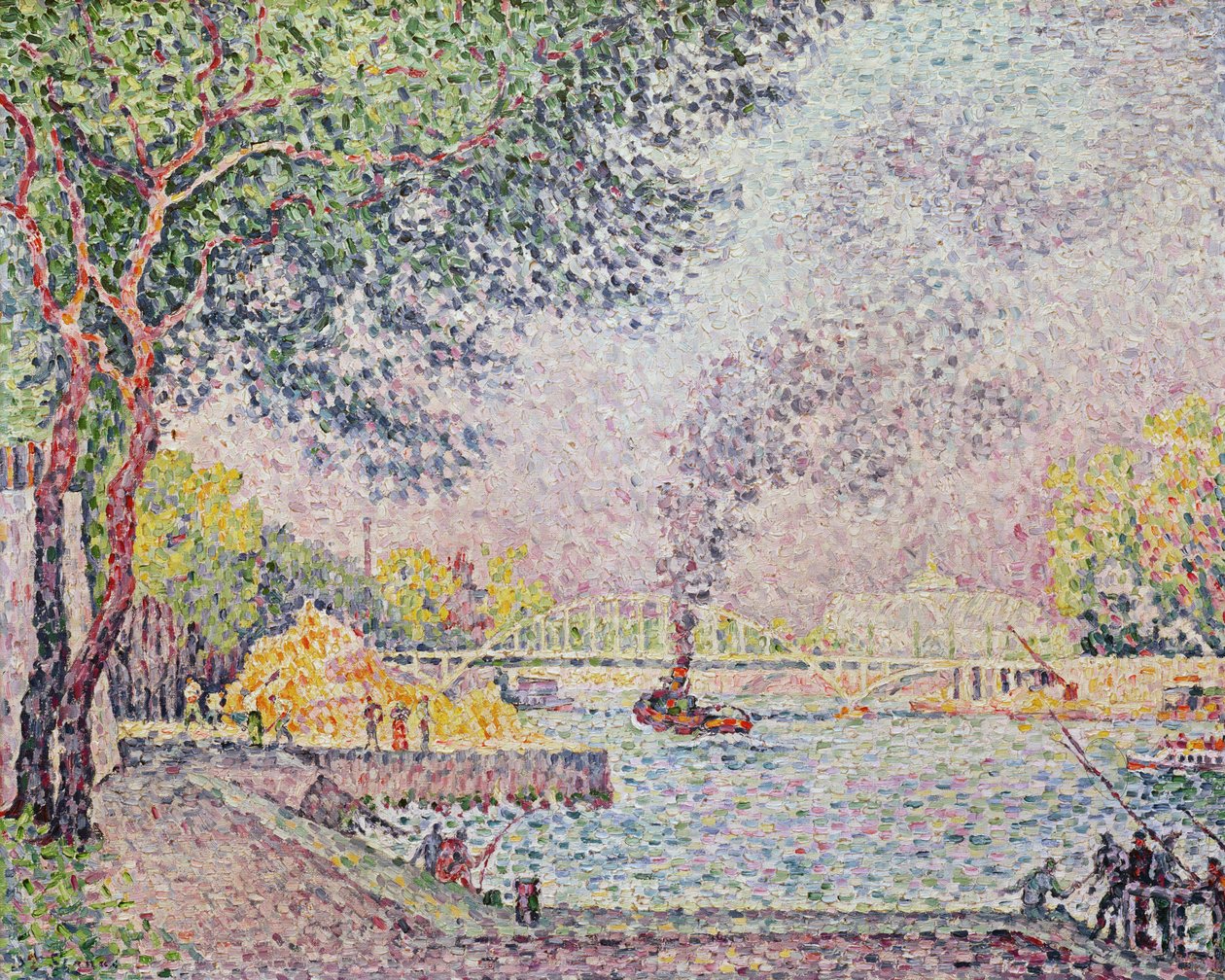 Debilly行人天桥，c.1926 作者 保罗·西尼亚克