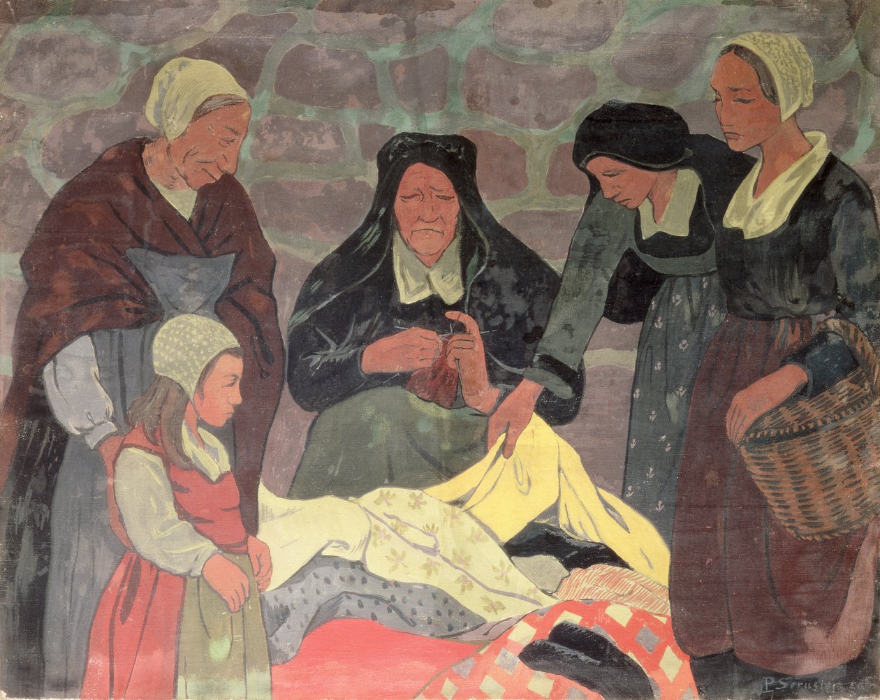 Fabric Seller，c.1898 作者 保罗·塞鲁西耶