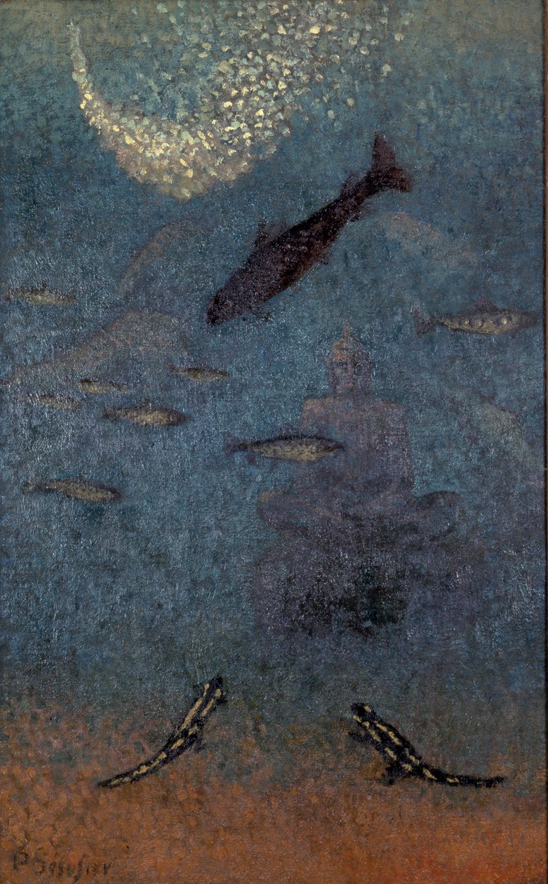 沉没的佛，c.1910 作者 保罗·塞鲁西耶