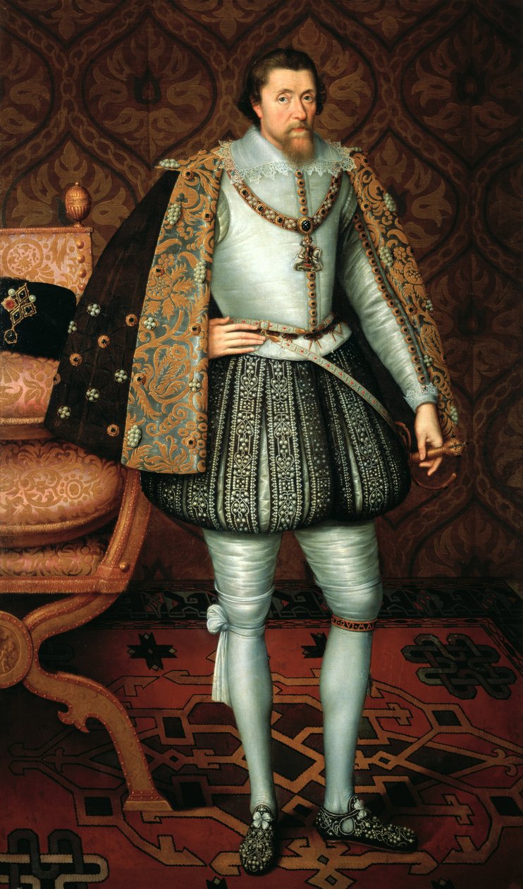 英格兰国王詹姆斯一世（1566-1625） 作者 保罗·范·萨默