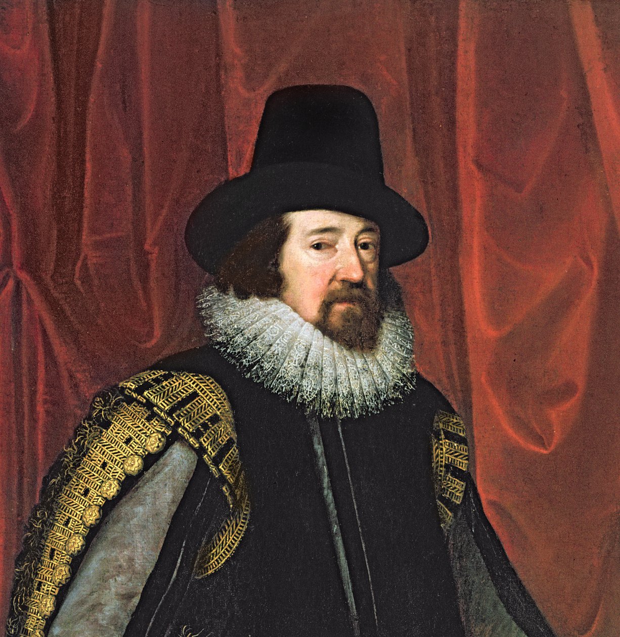 弗朗西斯·培根爵士1561-1626 Verulam男爵Verulam，圣奥尔本斯子爵油画细节242134 作者 保罗·范·萨默