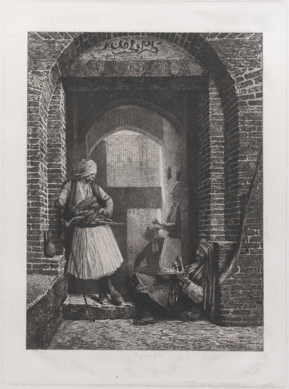 Arnaut Guardhouse in Cairo, 1868., 1868. 作者 保罗·阿道夫·拉贡