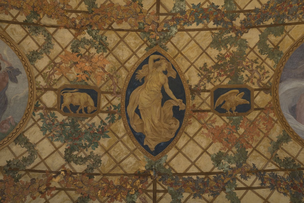昼夜时间：La Danse，1909 至 1910 年间（建筑布景） 作者 保罗·艾伯特·鲍杜安