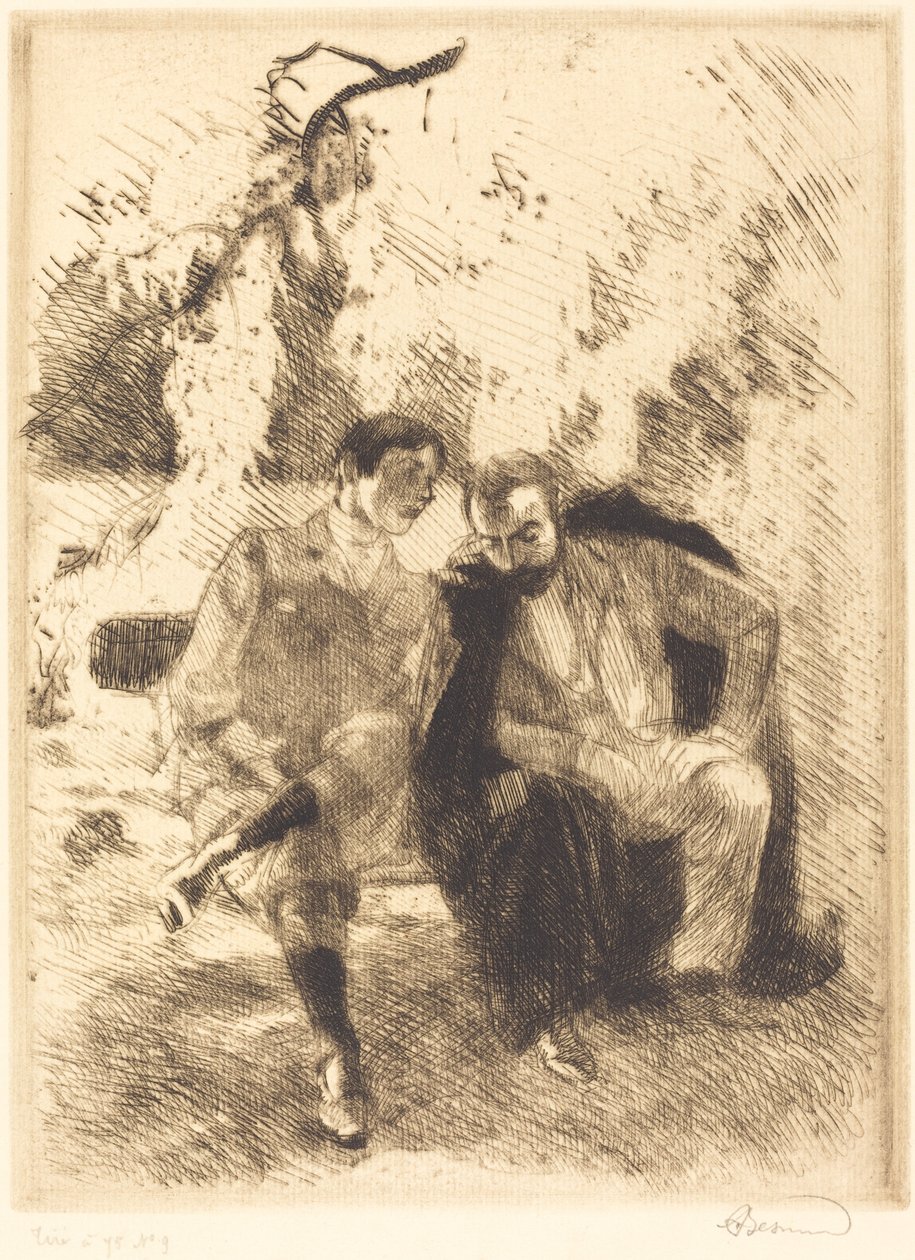 Confidences, 1900. 作者 保罗·阿尔伯特·贝斯纳德