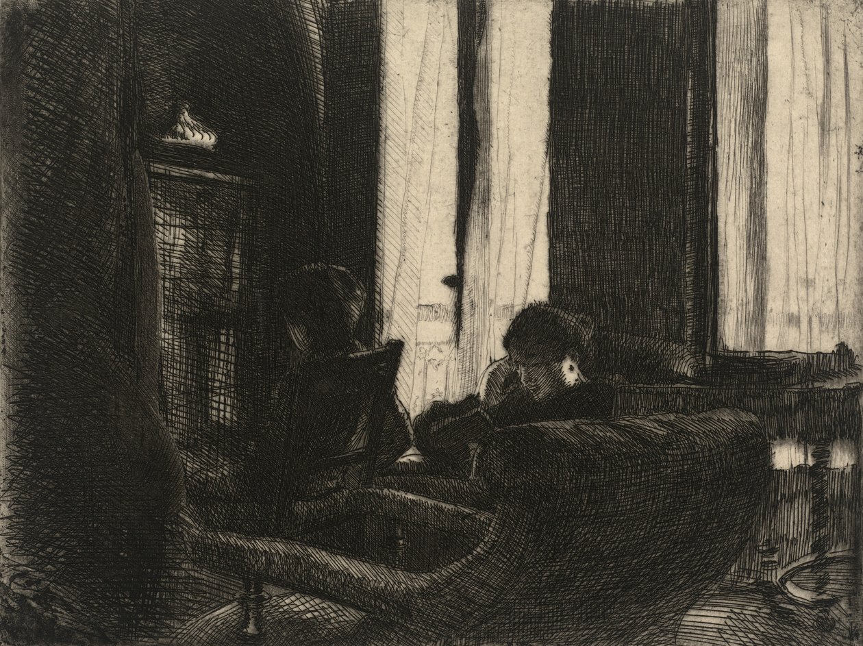 Intimacy Intimité, 1889年。 作者 保罗·阿尔伯特·贝斯纳德