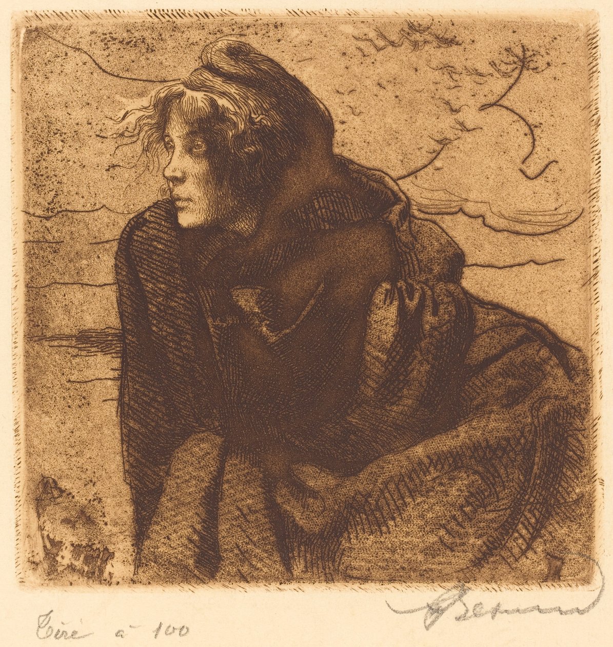 Melancholy Mélancolie, 1888年。 作者 保罗·阿尔伯特·贝斯纳德