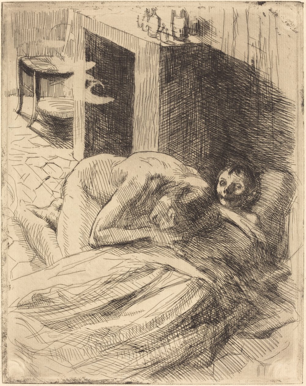 Misery La Misère，约1886年。 作者 保罗·阿尔伯特·贝斯纳德