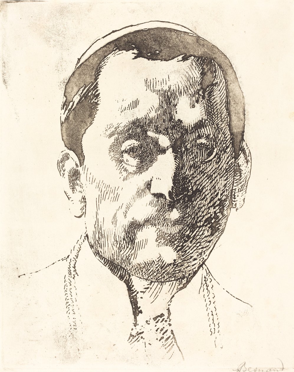 教皇本笃十五世Benoit XV，1917年。 作者 保罗·阿尔伯特·贝斯纳德