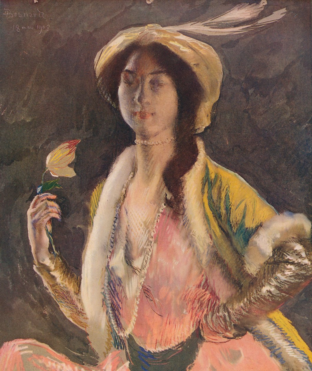 B小姐的画像，1908年，c1932 作者 保罗·阿尔伯特·贝斯纳德