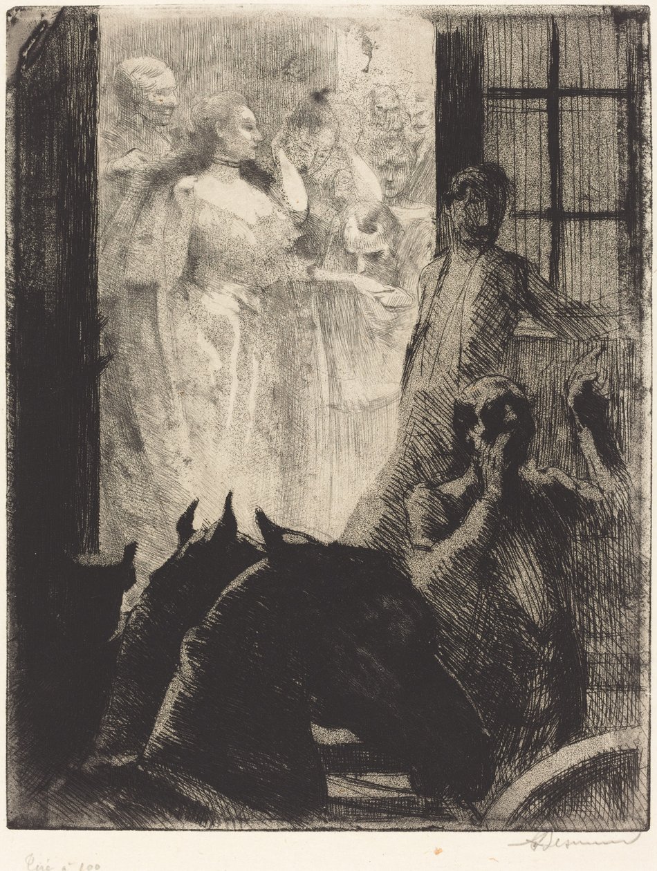 社会胜利 Le Triomphe mondain, 约1886年。 作者 保罗·阿尔伯特·贝斯纳德