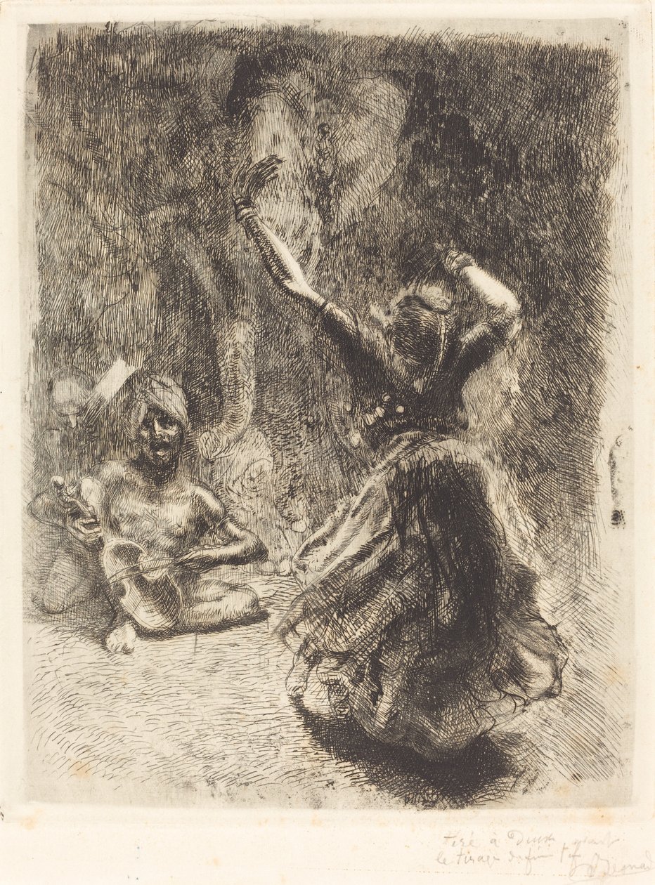 坦乔尔的舞者 La bayadère de Tanjore, 1914年。 作者 保罗·阿尔伯特·贝斯纳德