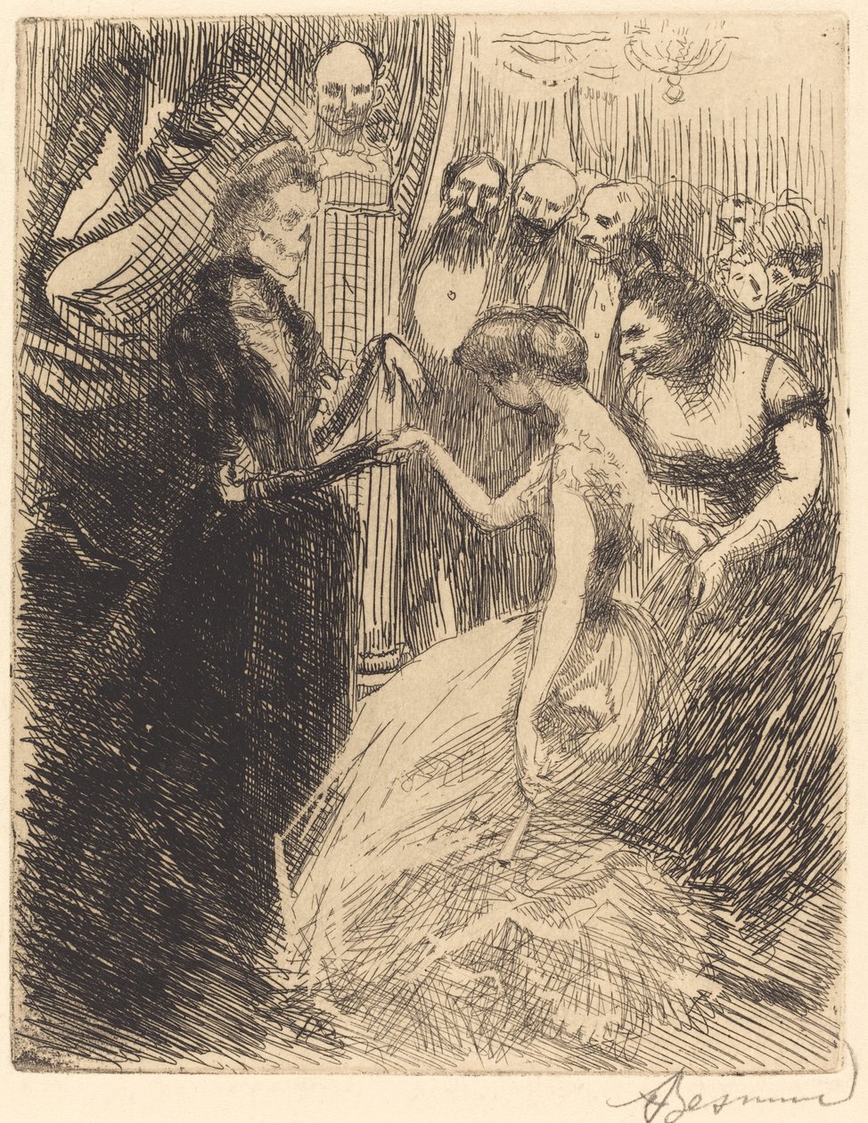 介绍 La présentation, 1900. 作者 保罗·阿尔伯特·贝斯纳德