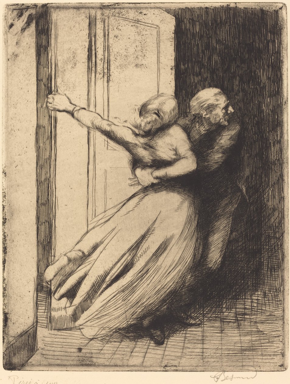 The Rape Le Viol, c. 1886. 作者 保罗·阿尔伯特·贝斯纳德