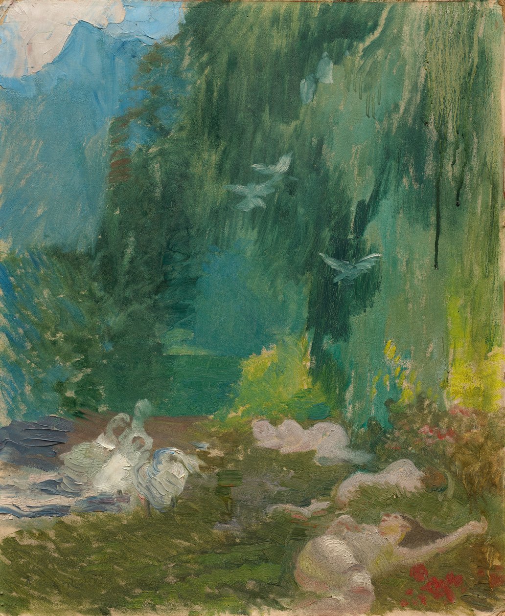 塞斯塔，约 1890-1920 年（木板油画） 作者 保罗·阿尔伯特·贝斯纳德